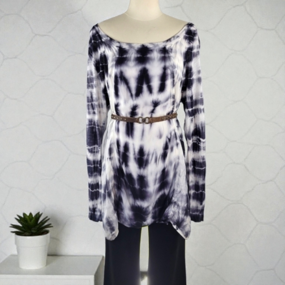 XCVI Tie-Dye Mini Shift Dress Ladies Size XL